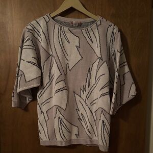 Abstract Patterned Sweater Levante’ Knits